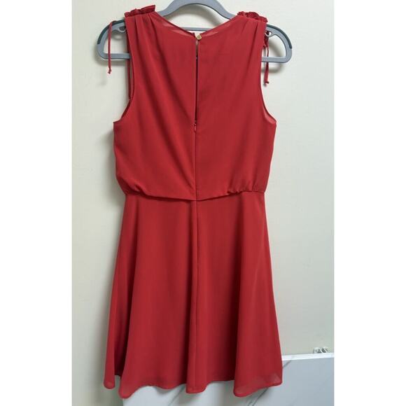 Vince Camuto Red Sleeveless Mini Dress Size 0 - Picture 2 of 5